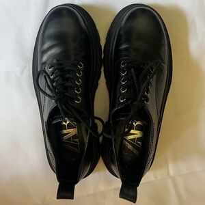 Zara Black Leather Shoes